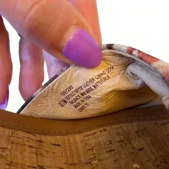 Softt Peggie Platform Wedge Espadrilles Sandals Jute Tan Brown Floral Size 9.5 - Picture 13 of 15